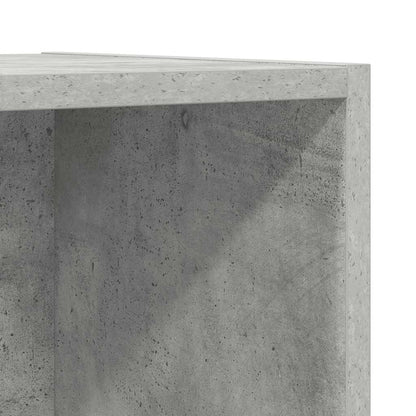Wall-mounted TV Cabinet Concrete Grey 37x37x107 cm Engineered Wood