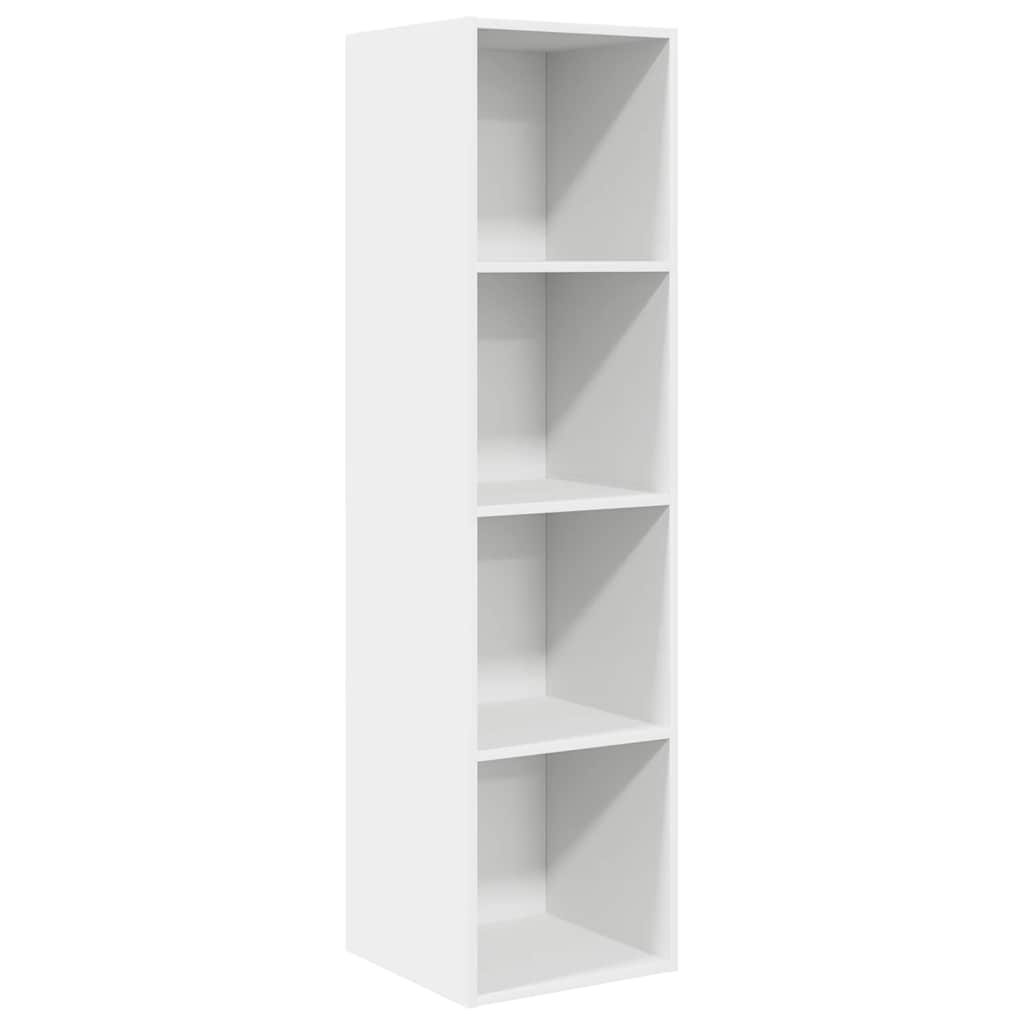 805489 vidaXL Wall-mounted TV Cabinet White 37x37x142,5 cm Engineered Wood