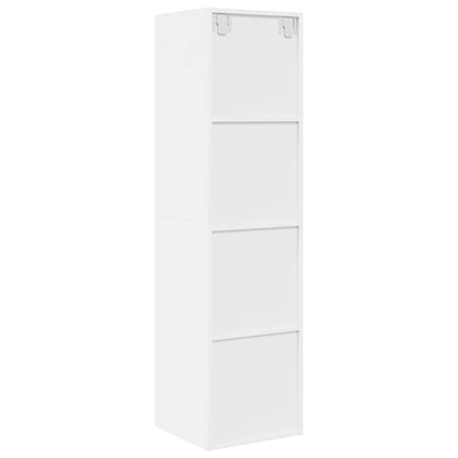 805489 vidaXL Wall-mounted TV Cabinet White 37x37x142,5 cm Engineered Wood