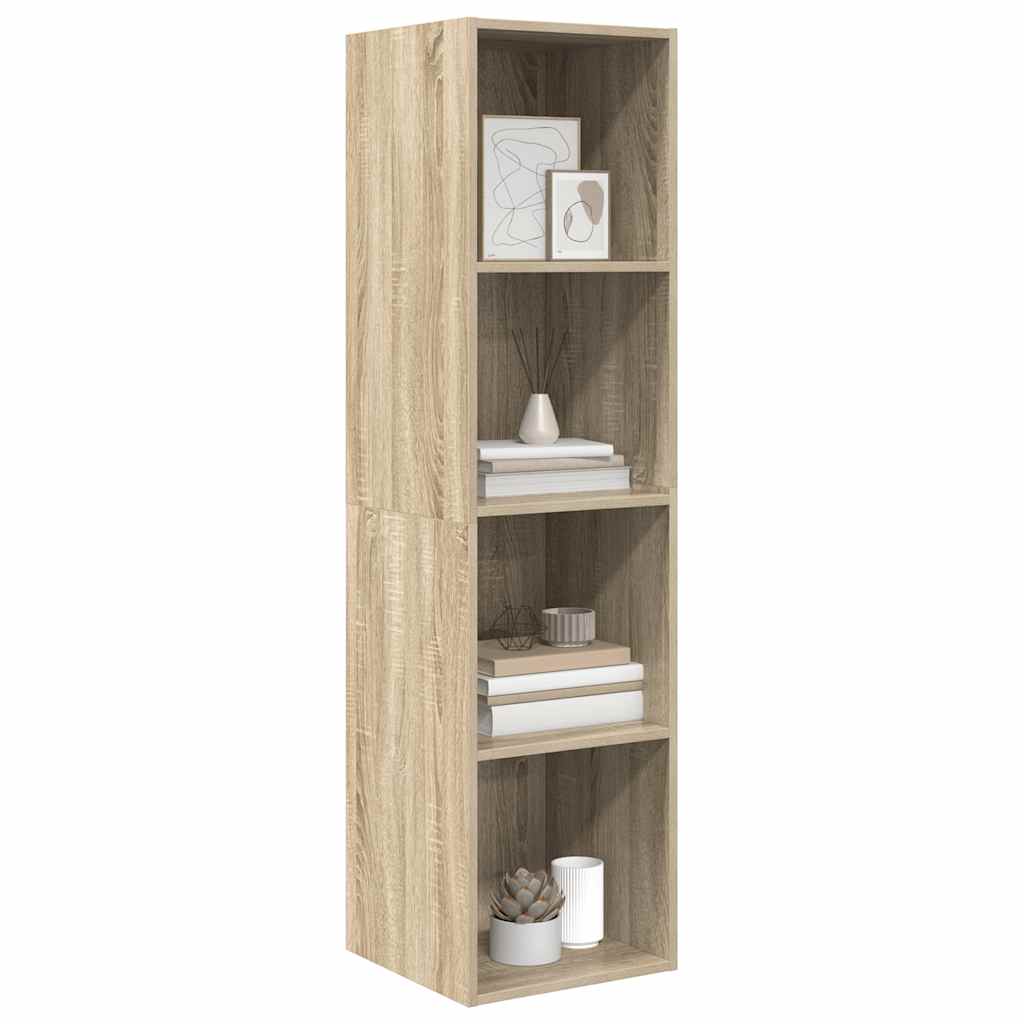Wall-mounted TV Cabinet Sonoma Oak 37x37x142.5 cm Engineered Wood