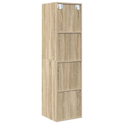 Wall-mounted TV Cabinet Sonoma Oak 37x37x142.5 cm Engineered Wood