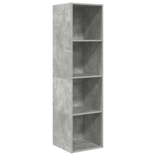 Wall-mounted TV Cabinet Concrete Grey 37x37x142.5 cm