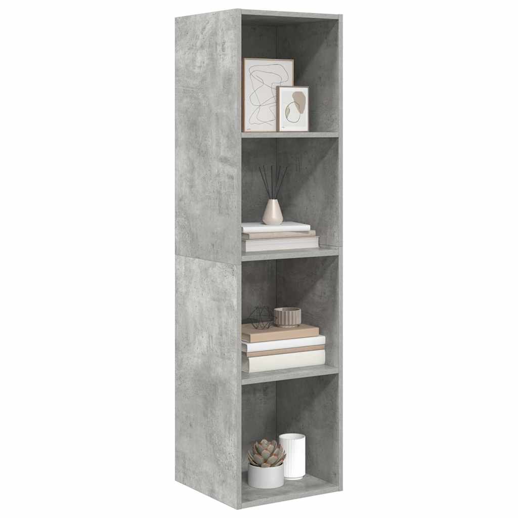 805493 vidaXL Wall-mounted TV Cabinet Concrete Grey 37x37x142,5 cm Engineered Wood