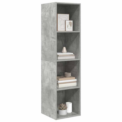805493 vidaXL Wall-mounted TV Cabinet Concrete Grey 37x37x142,5 cm Engineered Wood