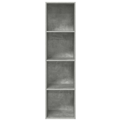805493 vidaXL Wall-mounted TV Cabinet Concrete Grey 37x37x142,5 cm Engineered Wood