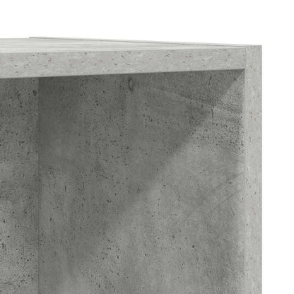 805493 vidaXL Wall-mounted TV Cabinet Concrete Grey 37x37x142,5 cm Engineered Wood