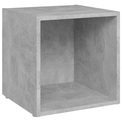 TV Cabinets 2 pcs Concrete Grey 37x35x37 cm Engineered Wood