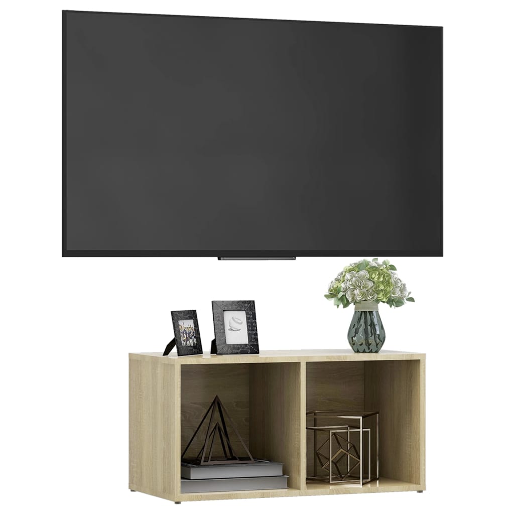 805528 vidaXL TV Cabinet Sonoma Oak 72x35x36,5 cm Engineered Wood