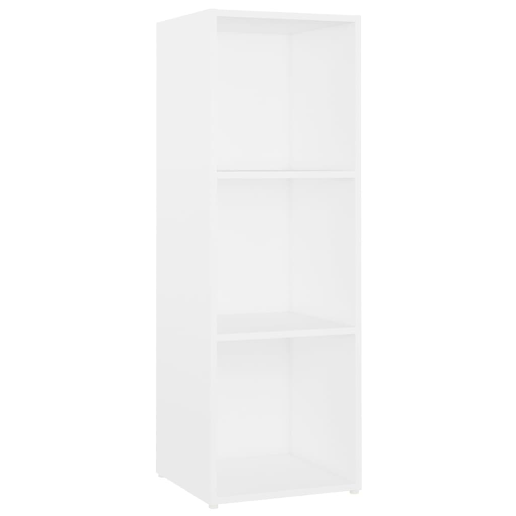 TV Cabinet White 107x35x37 cm Engineered Wood