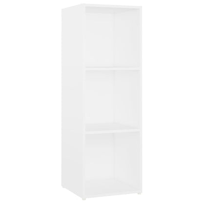 TV Cabinet White 107x35x37 cm Engineered Wood