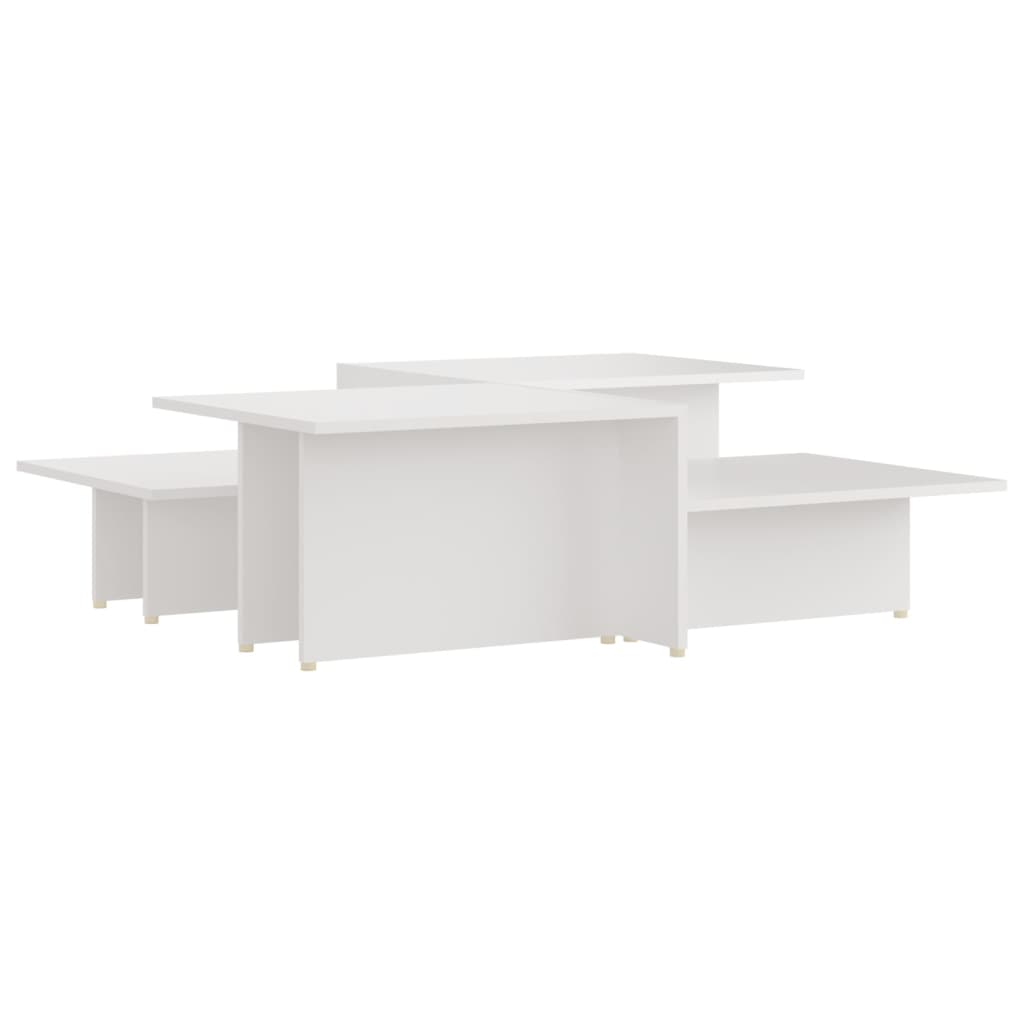 Coffee Table | Set of 2 | White | Chipboard | Coffee Table | Rectangular