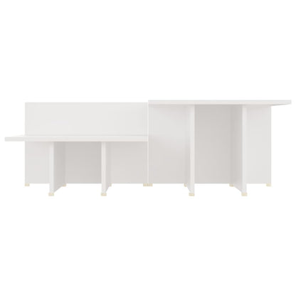 Coffee Table | Set of 2 | White | Chipboard | Coffee Table | Rectangular