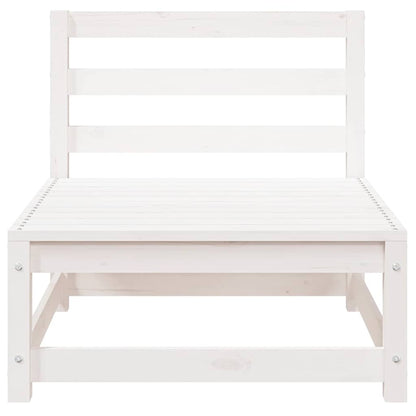 Garden Lounge Set | White | Solid pinewood | Medium |  Modular