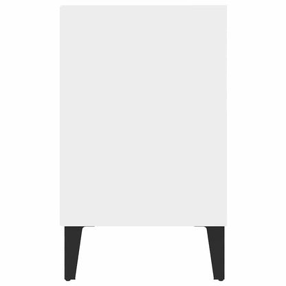 805950 vidaXL TV Cabinet with Metal Legs White 103,5x30x50 cm