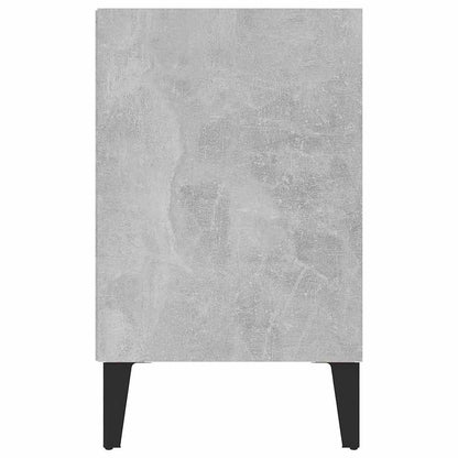 805954 vidaXL TV Cabinet with Metal Legs Concrete Grey 103,5x30x50 cm