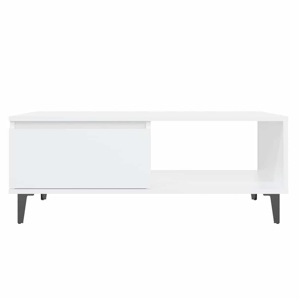 Coffee Table White 90x60x35 cm Engineered Wood