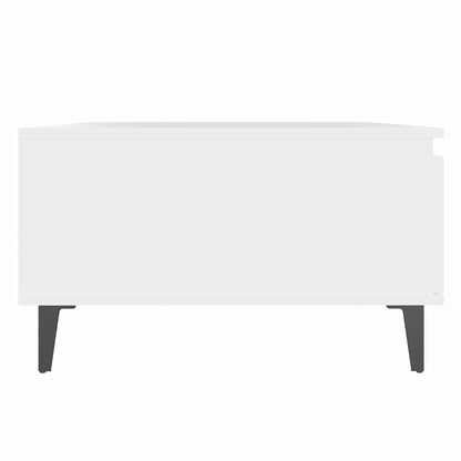 806004 vidaXL Coffee Table White 90x60x35 cm Engineered Wood