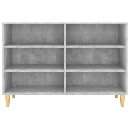 Sideboard Concrete Grey 103.5x35x70 cm Engineered Wood