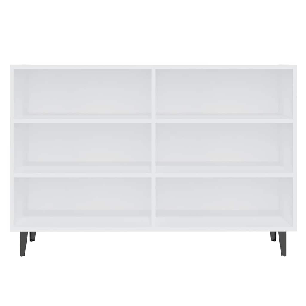 Sideboard White 103.5x35x70 cm Engineered Wood