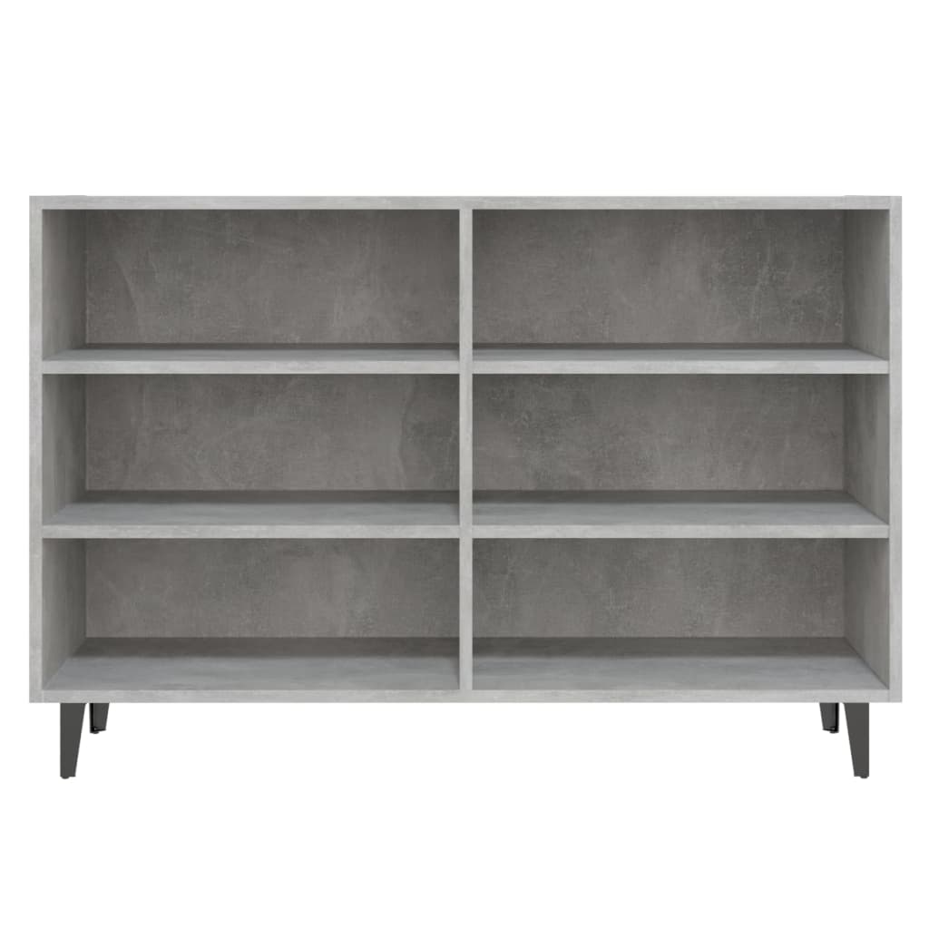 Sideboard Concrete Grey 103.5x35x70 cm Engineered Wood