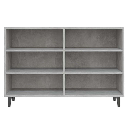 806044 vidaXL Sideboard Concrete Grey 103,5x35x70 cm Engineered Wood