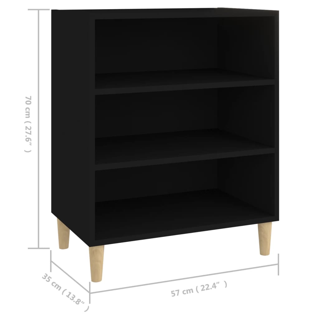 Sideboard | Black | Engineered wood | Medium | Sideboard | Rectangular