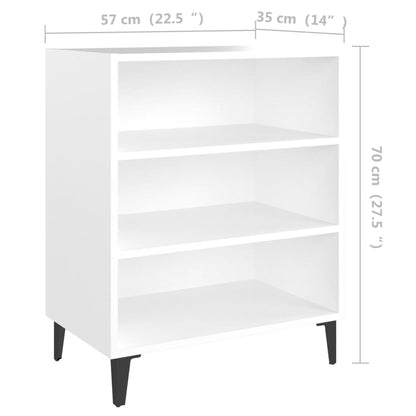 Sideboard | White | Engineered wood, metal | Medium | Rectangular