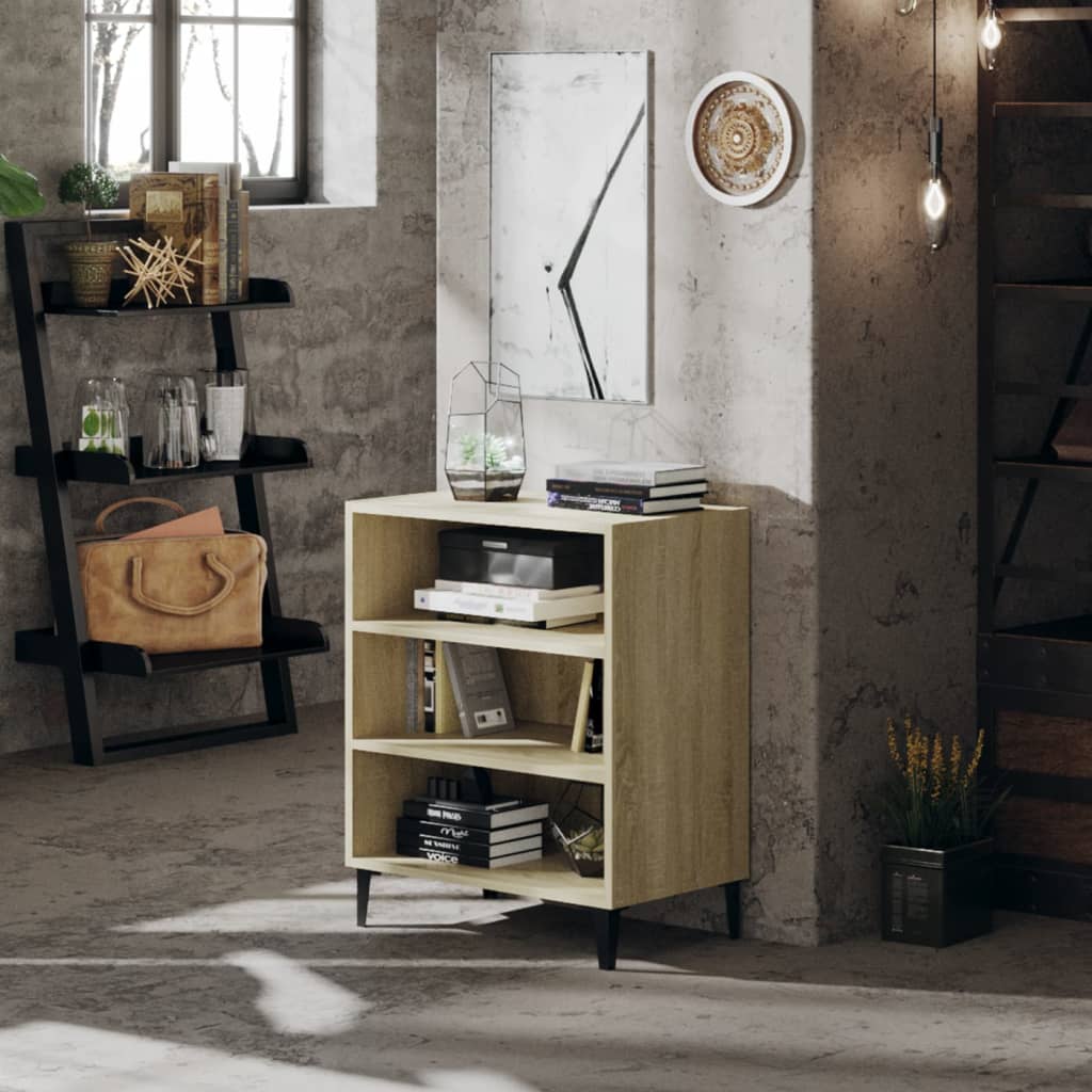 Sideboard | Sonoma Oak | Engineered Wood, Metal | 57 x 35 x 70 cm