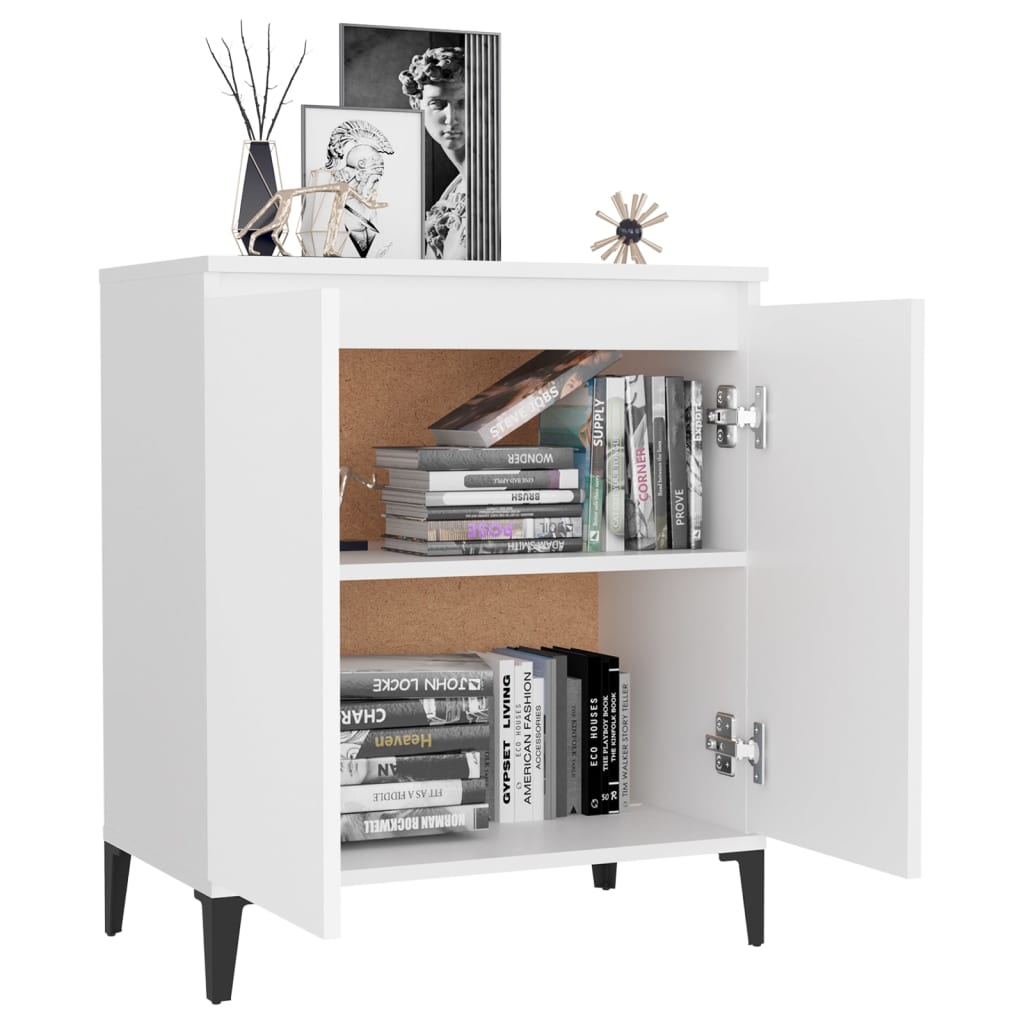 Sideboard White 60x35x70 cm Engineered Wood