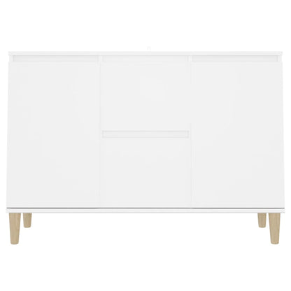 Sideboard White 101x35x70 cm Engineered Wood