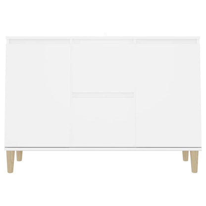 806103 vidaXL Sideboard White 101x35x70 cm Engineered Wood