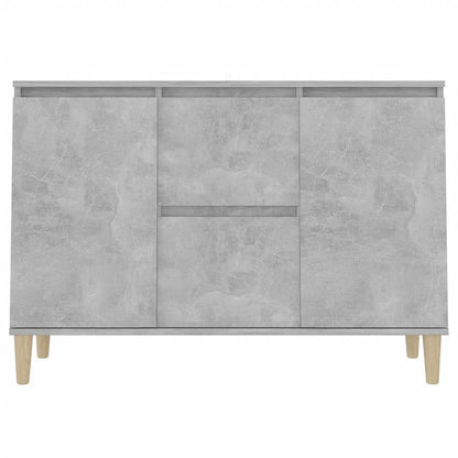 Sideboard Concrete Grey 101x35x70 cm Engineered Wood