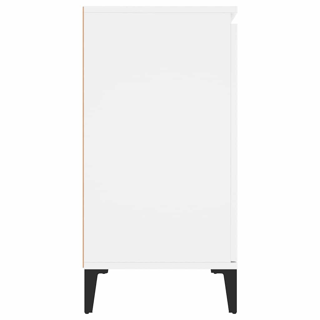 806112 vidaXL Sideboard White 102x35x70 cm Engineered Wood