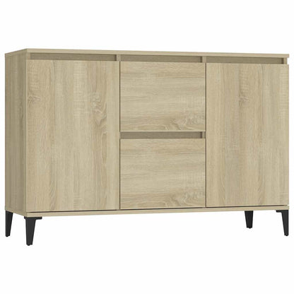 806115 vidaXL Sideboard Sonoma Oak 102x35x70 cm Engineered Wood