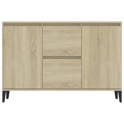 806115 vidaXL Sideboard Sonoma Oak 102x35x70 cm Engineered Wood