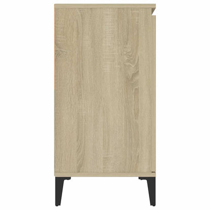 806115 vidaXL Sideboard Sonoma Oak 102x35x70 cm Engineered Wood