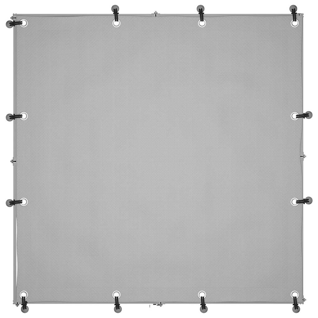 150785 vidaXL Dog Kennel Silver 110x110x110 cm Steel