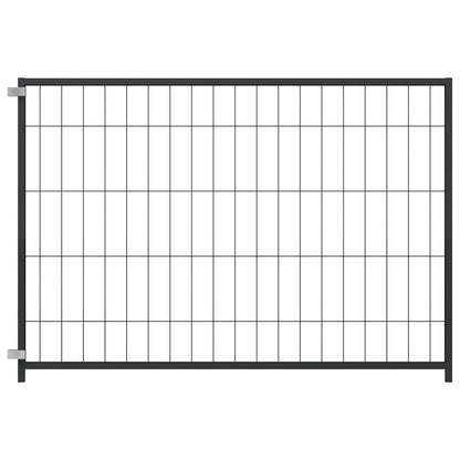 Animal Cage without Door Black 300 x 100 x 70 cm Steel
