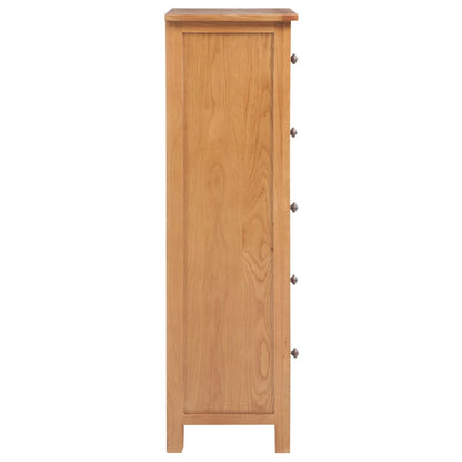 Tall Chest Of Drawers | Oak | Solid oak wood, MDF | Tall
