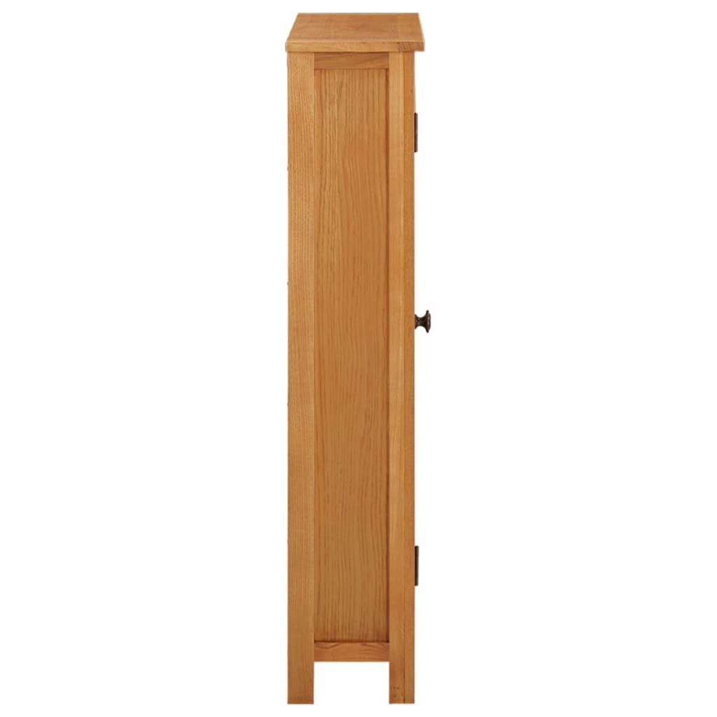 Storage Cabinet | Light Oak | Solid Oak Wood, MDF Veneer | Medium