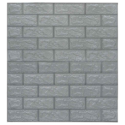 Wallpaper | Set of 40 | Anthracite | PE foam | Large | Wallpaper