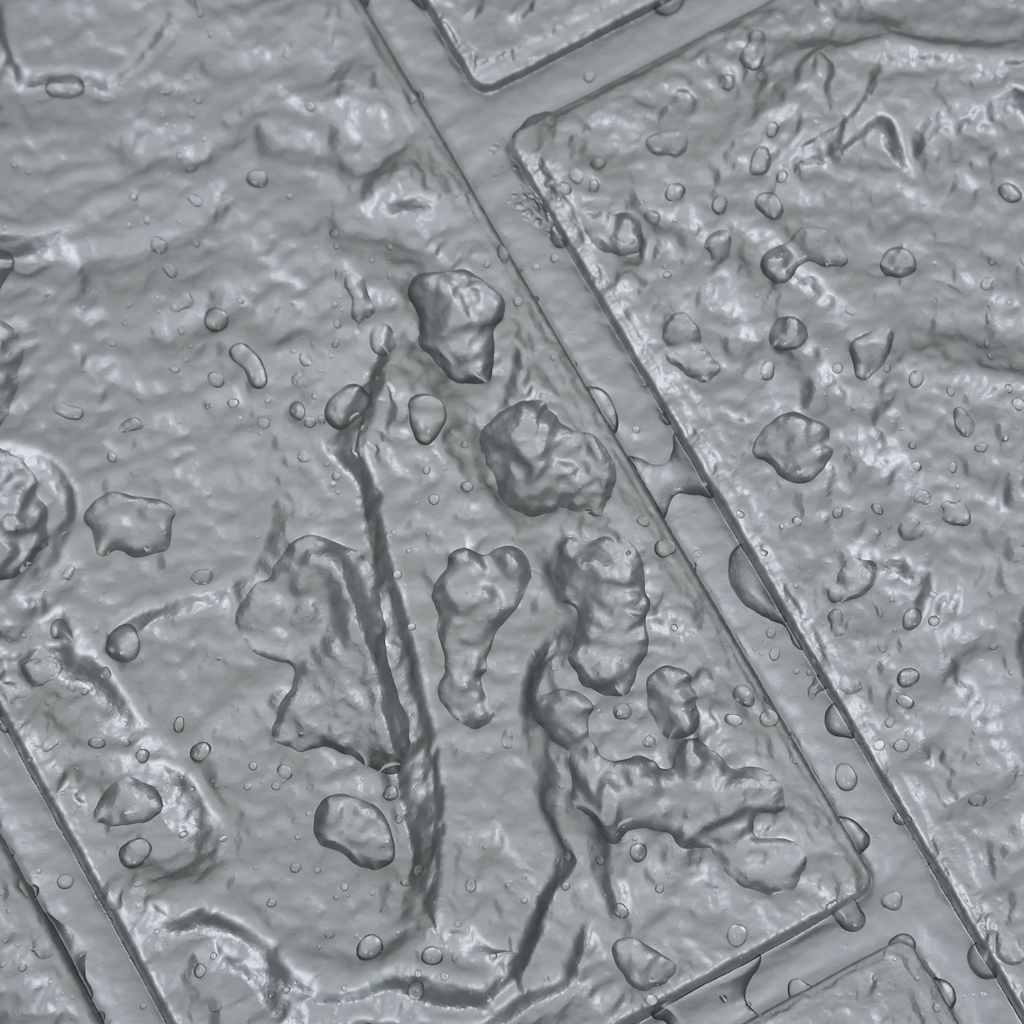 Wallpaper | Set of 40 | Anthracite | PE foam | Large | Wallpaper