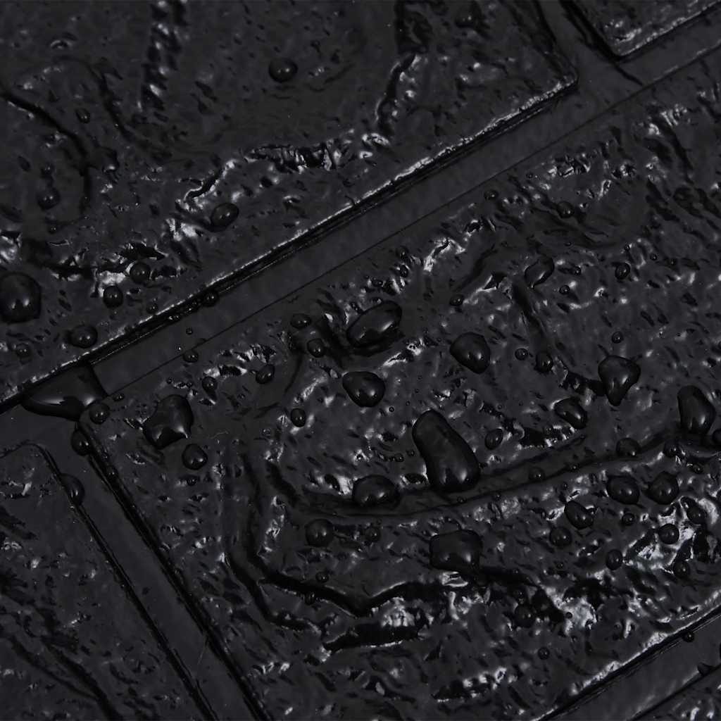Wallpaper | Set of 40 | Black | PE Foam | 70 x 77 cm | Wallpaper