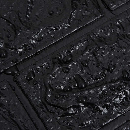 Wallpaper | Set of 40 | Black | PE Foam | 70 x 77 cm | Wallpaper