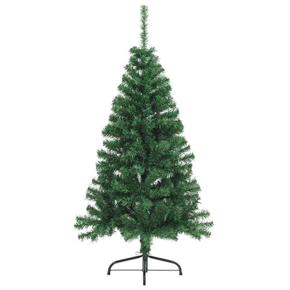 Artificial Half Christmas Tree | Green | PVC | Medium | Foldable