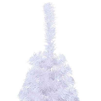 Artificial Half Christmas Tree with Stand White 150 cm PVC