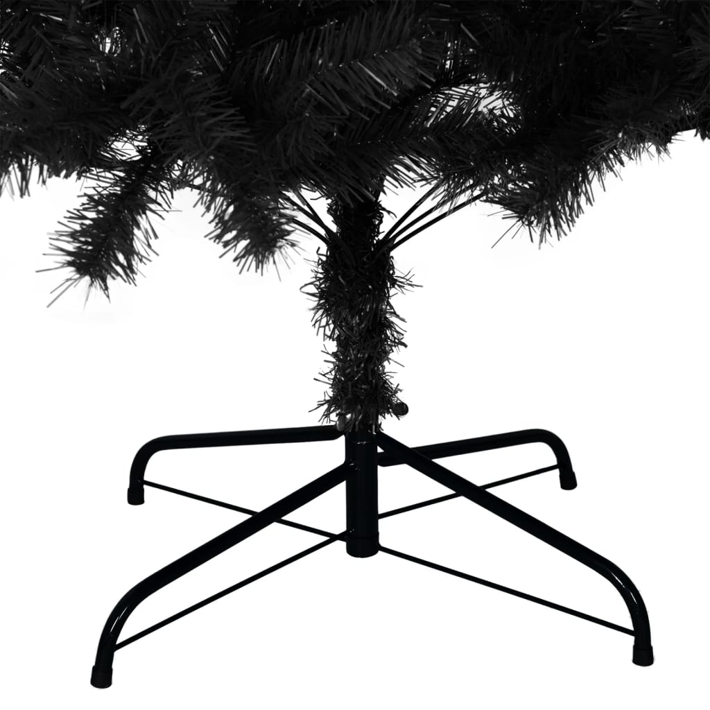 Artificial Christmas Tree | Black | PVC, steel | Large | Durable