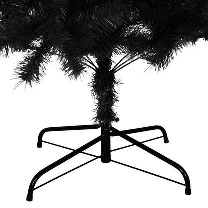 Artificial Christmas Tree with Stand Black 240 cm PVC