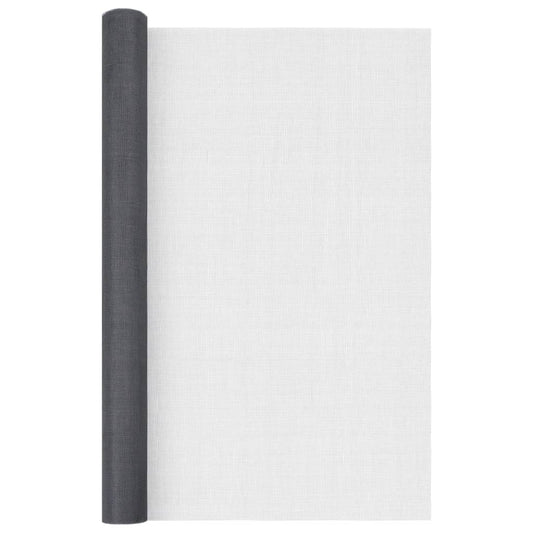 150872 vidaXL Mesh Screen Fiberglass 100x1000 cm Grey