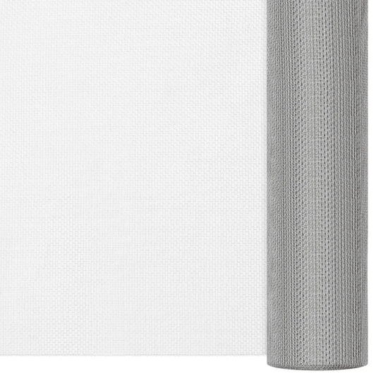 150891 vidaXL Mesh Screen Stainless Steel 60x2000 cm Silver